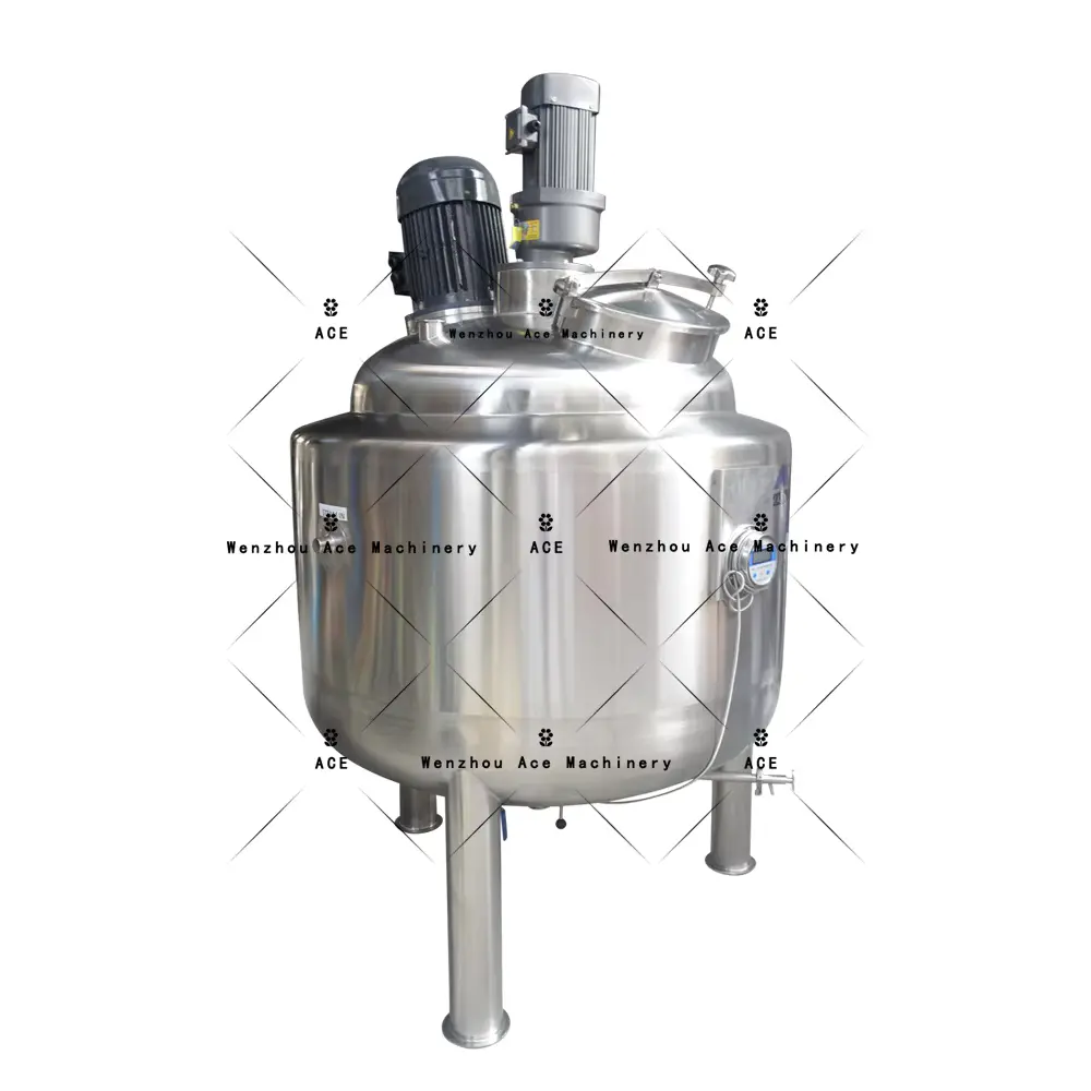 Jacketed mixing tank