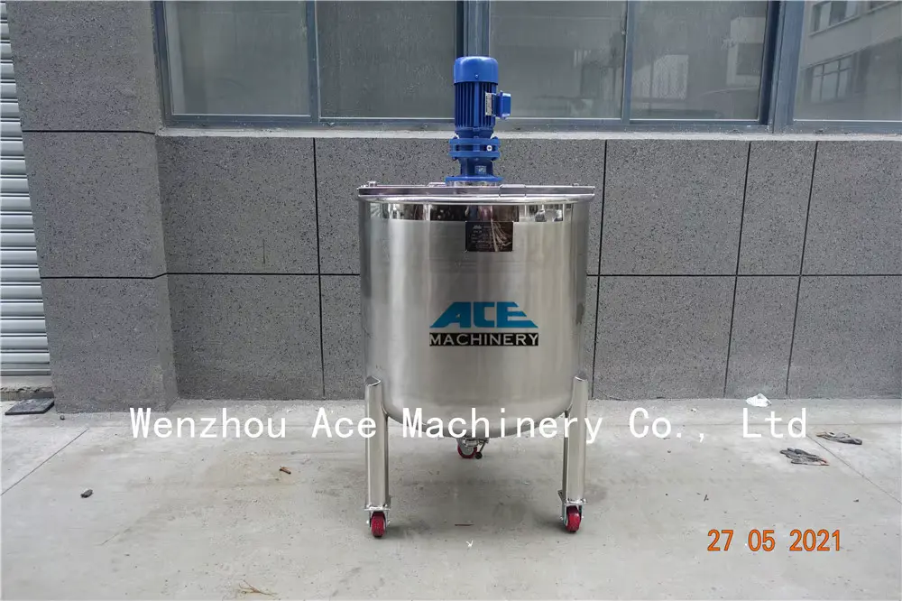 200L single layer mixing tank with wheels